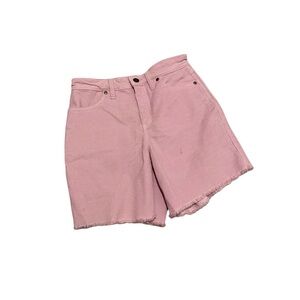 Light Pink Corduroy Carve Designs Shorts Women Size 0 Zero Short Mid Length Midi